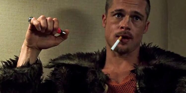 brad pitt smoking cigarette fight club pit China's censorship machine sanitises Fight